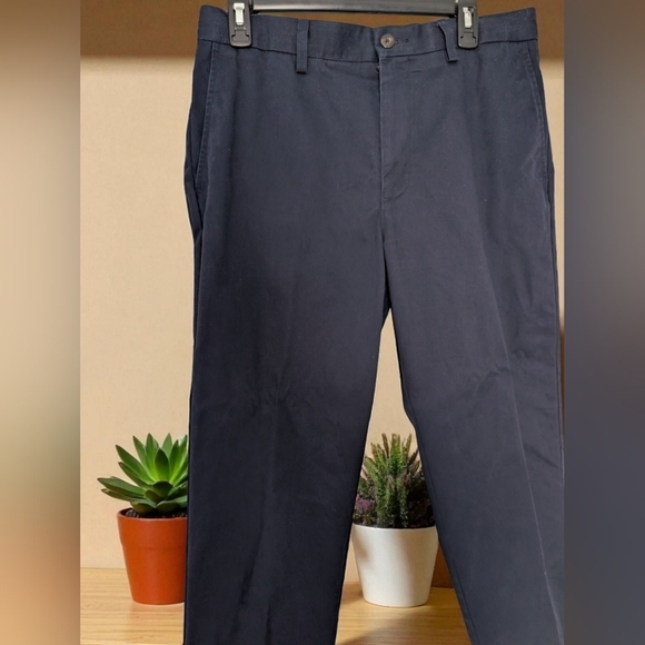 Croft & Barrow Men's Navy Chinos Size 33x32 (EUC) - Picture 4 of 10